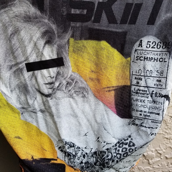 "Only Skin" off the shoulder t-shirt - Picture 5 of 6